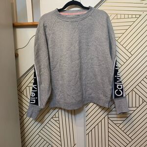 Calvin Klein Gray Womens Pullover
